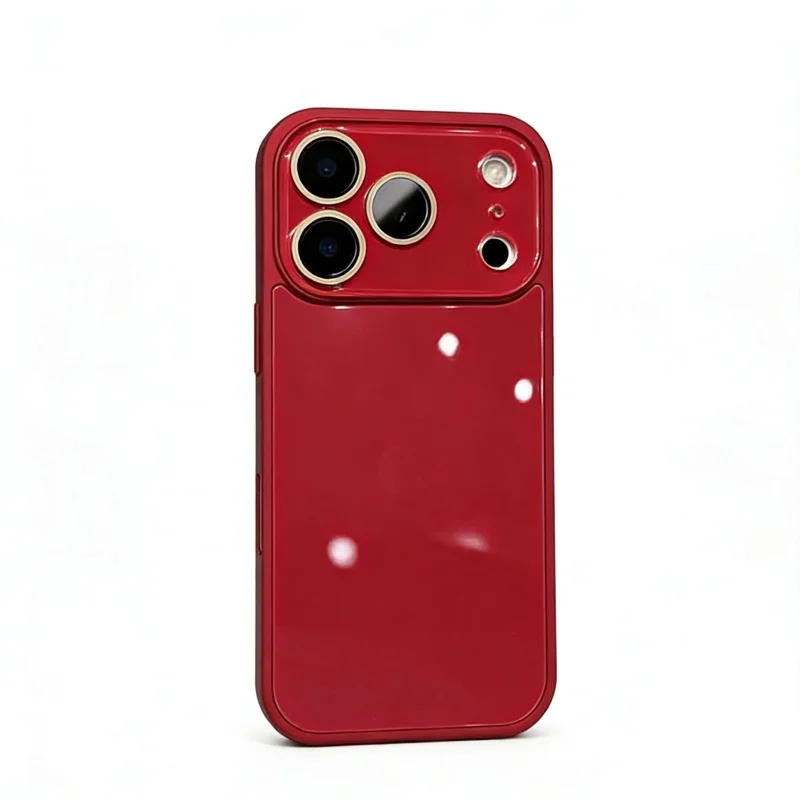 candy color glass case🍬 iphone17promax high saturation bright color fashion phone case