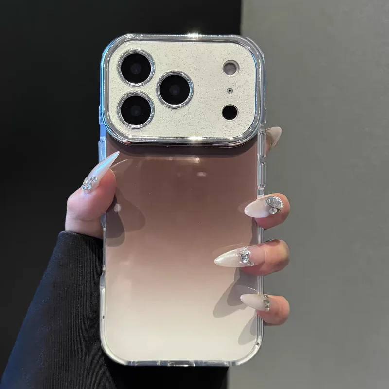 gradient glitter✨ iphone17pro high value girl phone case