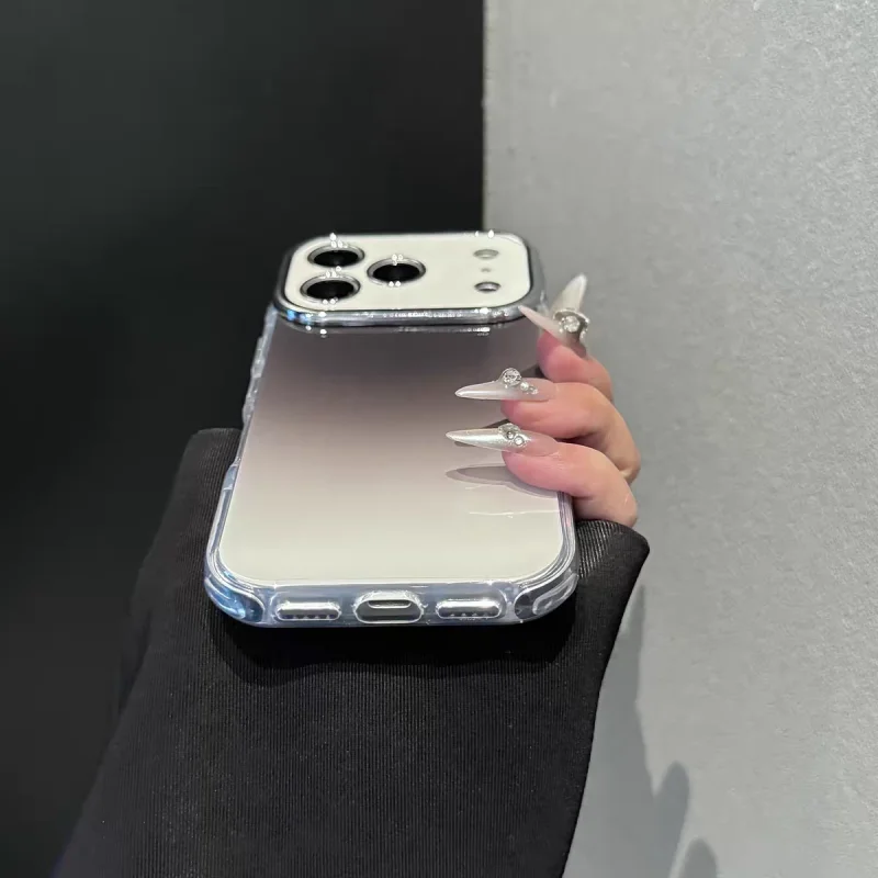 gradient glitter✨ iphone17pro high value girl phone case