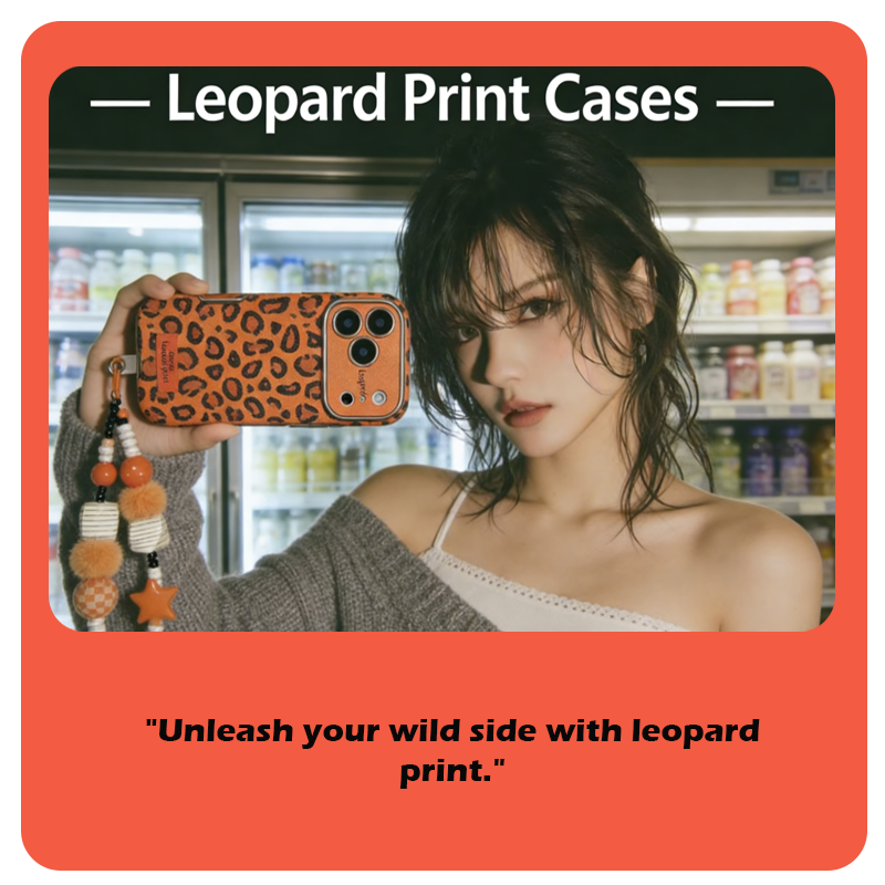 Leopard Print phone case collection