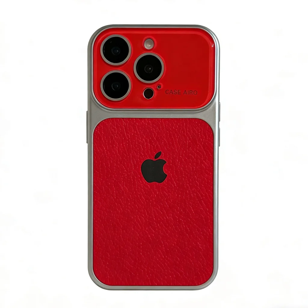 Litchi Pattern Full Cover Large View Window🍎 iPhone14promax Luxury Leather Phone Case