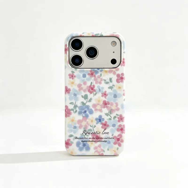 ChicCase Lab Oil Painting Graffiti Colorful Flower Magnetic Phone Case for iPhone17ProMax/16Pro Shockproof Cover