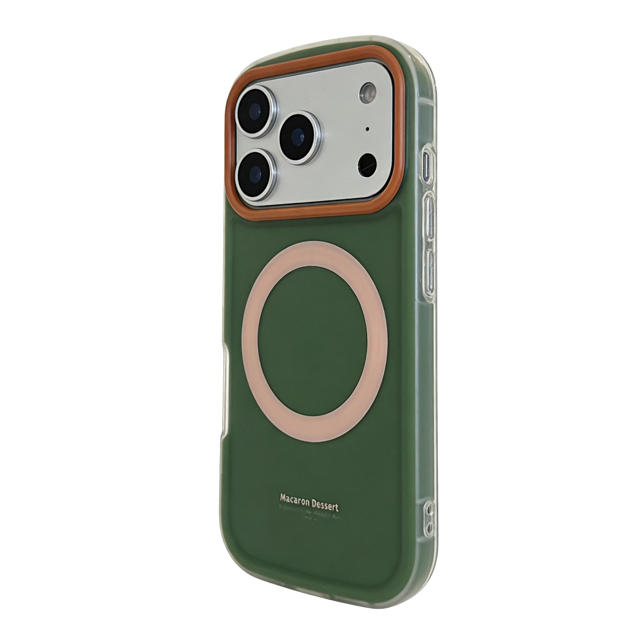 ChicCase Lab Color Block Matte Magnetic Phone Case - iPhone17ProMax/16Pro ChicCase Lab Color Block Oval Matte Magnetic Phone Case for iPhone17ProMax/16Pro Shockproof Cover