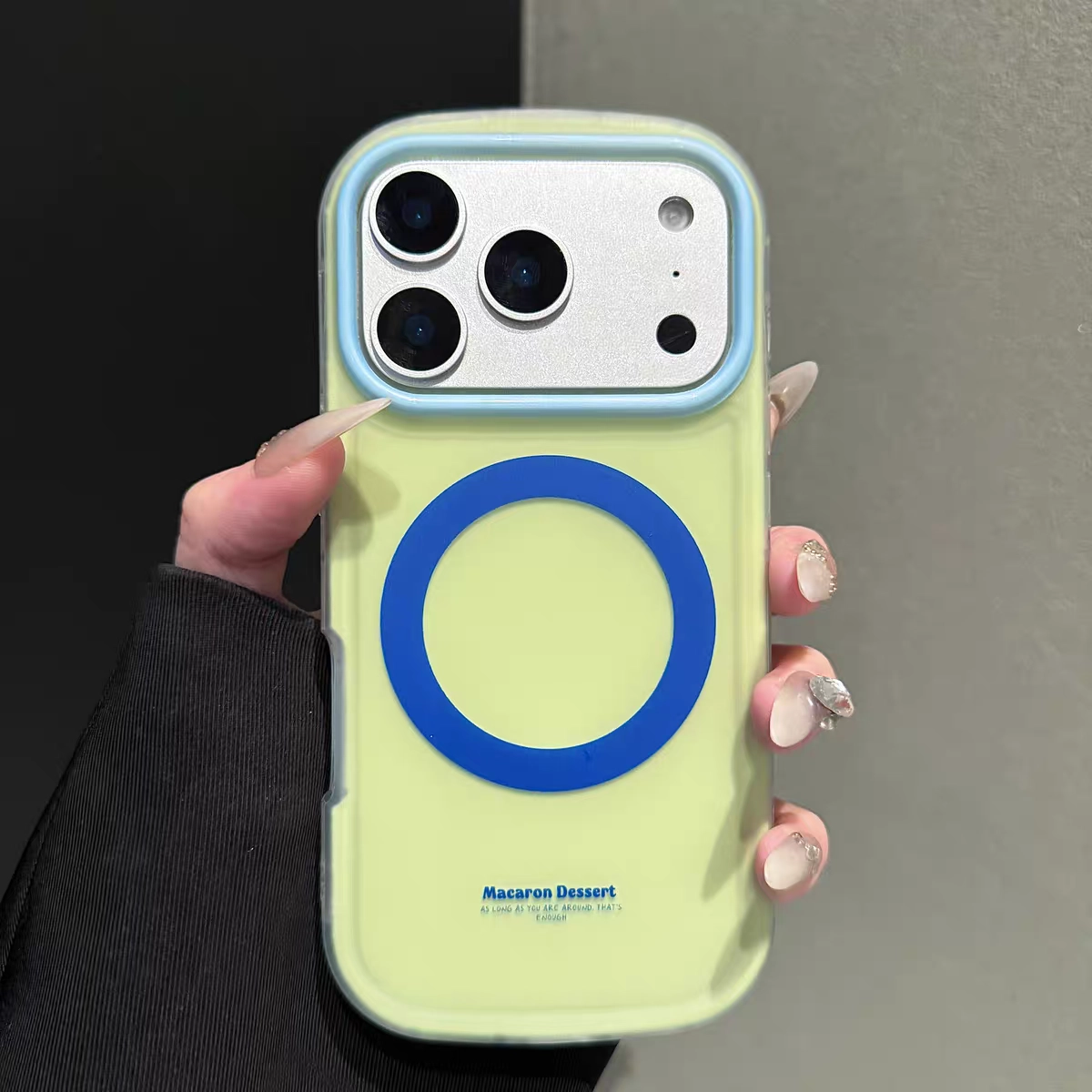 chiccase lab color block oval matte magnetic phone case for iphone17promax/16pro chiccase lab color block oval matte magnetic phone case for iphone17promax/16pro