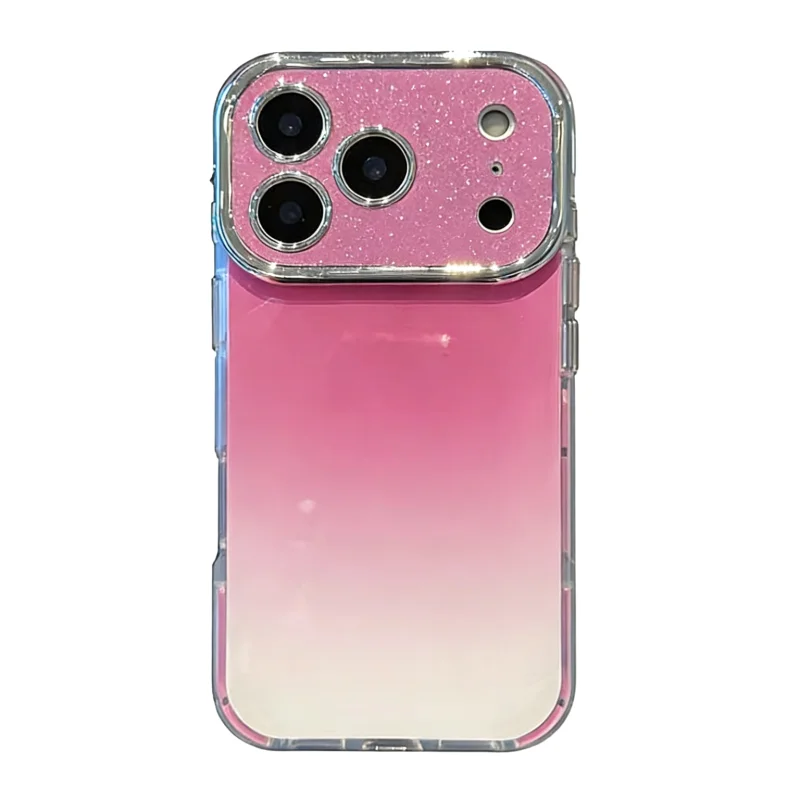 ChicCase Lab Minimalist Fresh Gradient Jelly Glitter Phone Case for iPhone17ProMax/16Pro Shockproof Cover