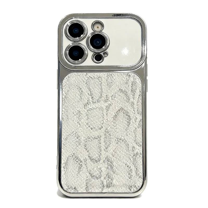 ChicCase Lab Snake Skin Pattern Phone Case for iPhone17ProMax/16Pro Shockproof Cover