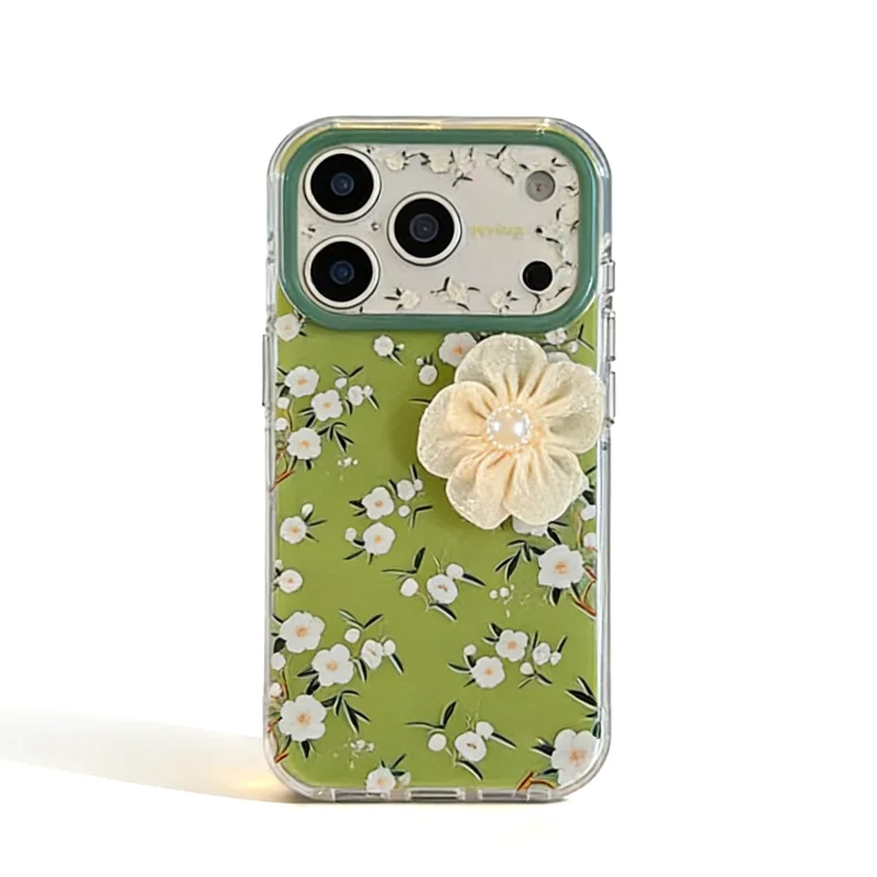 ChicCase Lab 3D Flower Floral Case for iPhone17ProMax/16Pro Shockproof Cover