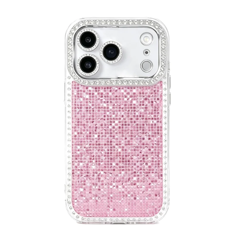 ChicCase Lab Rhinestone Bow Wrist Strap Case for iPhone17ProMax/16Pro Shockproof Cover