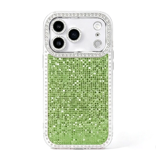 ChicCase Lab Rhinestone Bow Wrist Strap Case for iPhone17ProMax/16Pro Shockproof Cover
