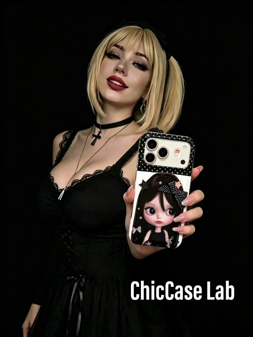 ChicCase Lab gothic cartoon girl character phone case banner