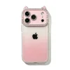 ChicCase Lab Rhinestone Cat Ear Gradient iPhone Case