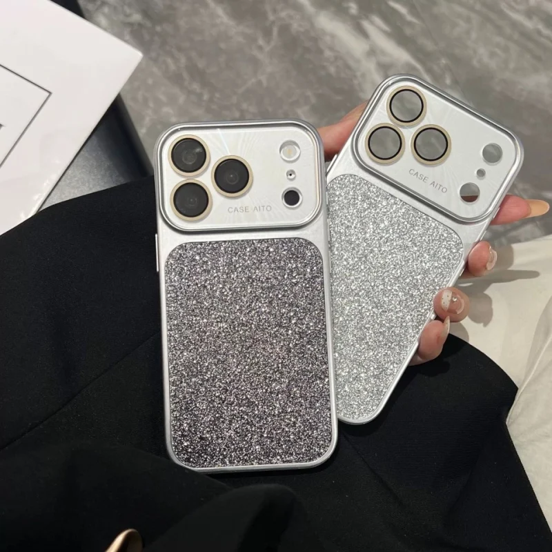 ChicCase Lab Glitter Sequin Large Window Shockproof iPhone Phone Case