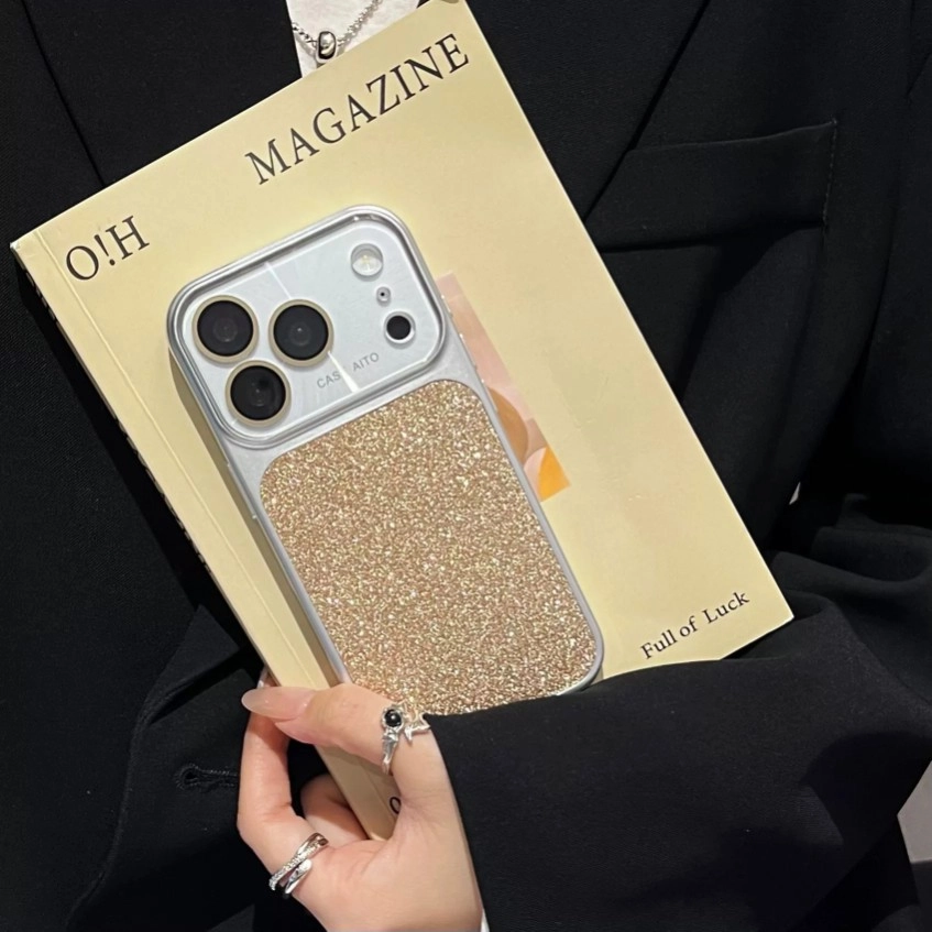 ChicCase Lab Glitter Sequin Large Window Shockproof iPhone Phone Case