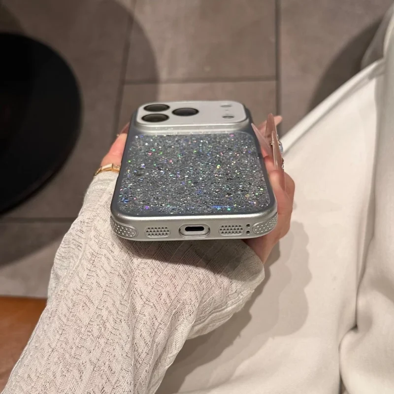 ChicCase Lab Luxury Glitter Large Window Shockproof iPhone Phone Case