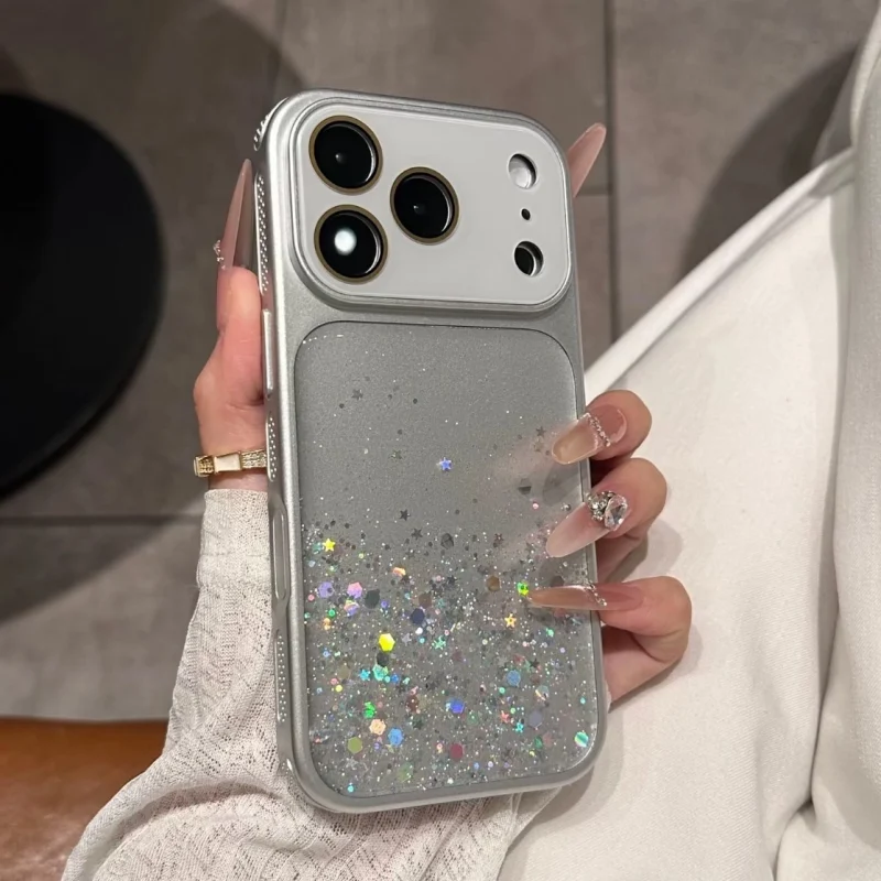 ChicCase Lab Luxury Glitter Large Window Shockproof iPhone Phone Case