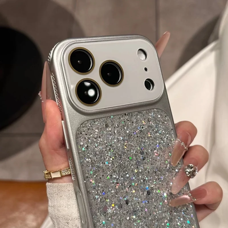 ChicCase Lab Luxury Glitter Large Window Shockproof iPhone Phone Case