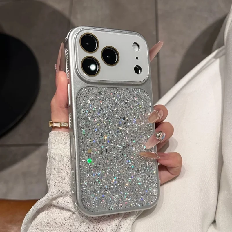 ChicCase Lab Luxury Glitter Large Window Shockproof iPhone Phone Case