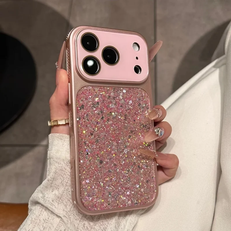 ChicCase Lab Luxury Glitter Large Window Shockproof iPhone Phone Case