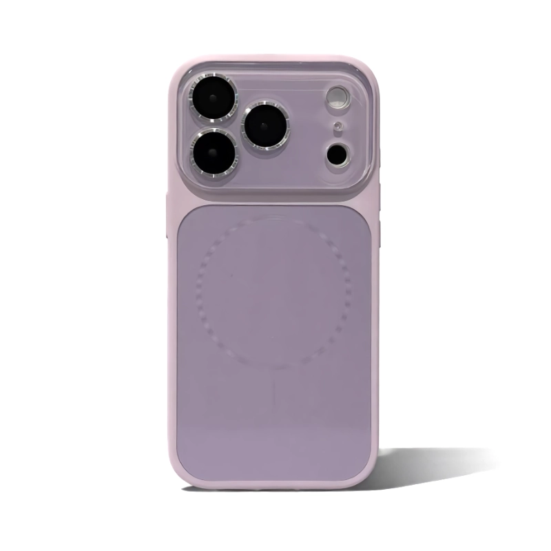 ChicCase Lab AG matte magnetic iPhone phone case, frosted anti-fingerprint back panel, built-in MagSafe magnetic ring, large camera window full lens protection, acrylic hard shockproof cover, minimalist premium phone case for iPhone