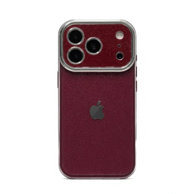 ChicCase Lab fine glitter iPhone phone case, shiny glitter back cover, electroplated large camera window design, full camera lens protection, airbag shockproof soft TPU case, aesthetic trendy ins style protective phone cover for iPhone